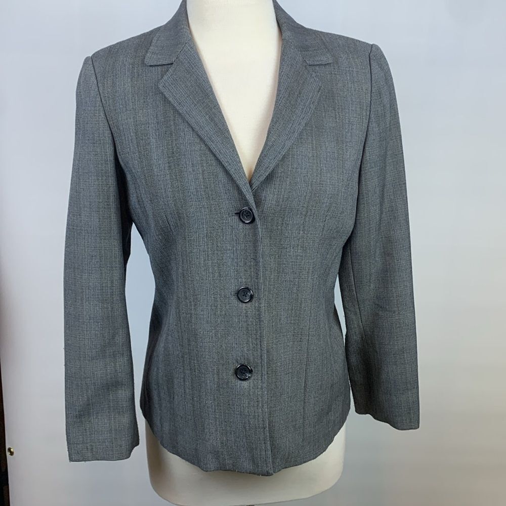 Rafaella Petites gray blazer with pockets, 10P